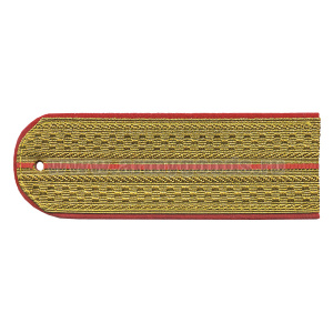 Погоны парад. зол. мет. Полиция 1 красн. пр.