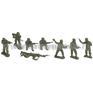 Набор игрушек пластмассовых "Британские коммандос" (солдатики 8 шт)