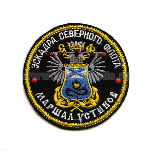 Шеврон вышит. Эскадра СФ Маршал Устинов