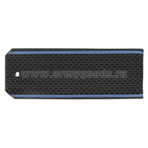 Погоны черн. голуб. кант (на пластике)