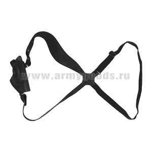 Кобура оперативная под ПМ горизонтальная с пружиной на резинке ОК-2/2 (черная)