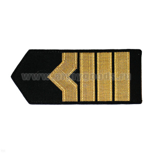 Погоны реч.фл. (жестк., галун) черн.: 9 катег.