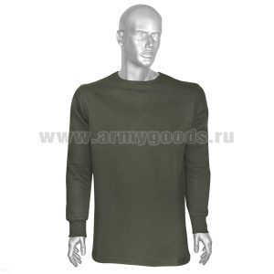 Фуфайка зим. х/б с начесом оливковая