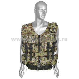 Жилет разгрузочный тактический Армейский "пограничная цифра" (ткань "оксфорд")
