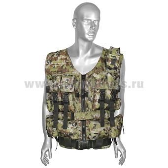 Жилет разгрузочный тактический Армейский "пограничная цифра" (ткань "оксфорд")