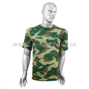 Футболка кулирка кмф "флора"