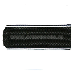 Погоны черн. бел. кант (на плащ)