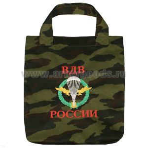 Сумка хозяйственная вышитая ВДВ России ("флора")