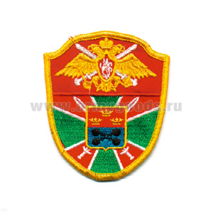 Шеврон вышит. ПО г. Суоярви (щит с симв.)