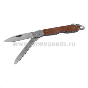 Нож Саро Авиационный раскладной (рукоятка текстолит, клинок полировка) 11,5-20,5 см