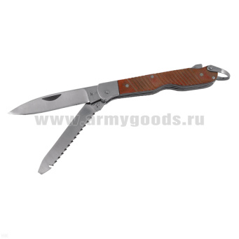 Нож Саро Авиационный раскладной (рукоятка текстолит, клинок полировка) 11,5-20,5 см