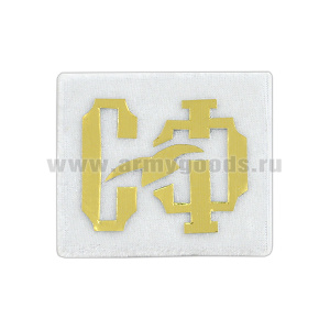 Погончики СФ (на белом фоне, без канта) с чайкой