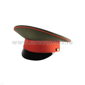 Фуражка простая нов/обр ВС повсед. (оливковая с красным околышем)