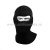 Маска вязаная двойная 100% акрил (щель для глаз) черная М-20