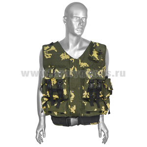 Жилет разгрузочный тактический ОМОН "пограничник" (ткань Rip-Stop 35% х/б, 65% п/э)