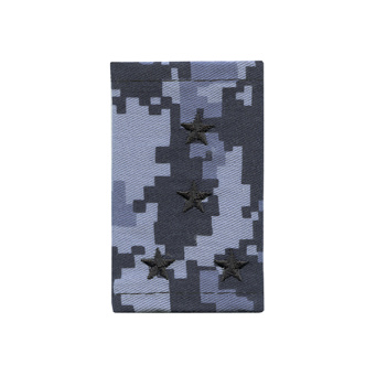 Ф/пог. Росгвардия ВОХР (расцв. "точка") вышит. черн. (капитан)