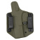 Кобура поясная под пистолет Глок (ударопрочный полиамид) оливковая
