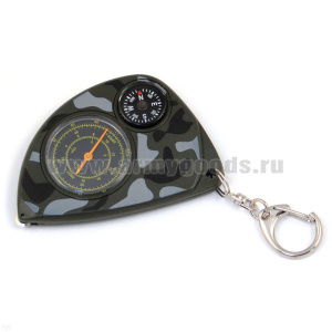 Компас пласт. жидк. с курвиметром и карабином