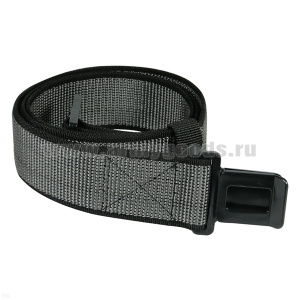 Ремень широкий под НАТО (ширина 50 мм) с пласт. пряжкой (серый) (длина 135 см)