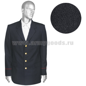 Китель мужской п/ш темно-синий Полиция (ткань ШК75-021) р-ры с 44 по 60