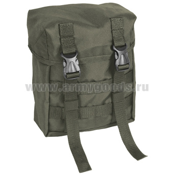Подсумок большой (для разгрузочной системы "Тактик") оливковый (с системой крепления "MOLLE")