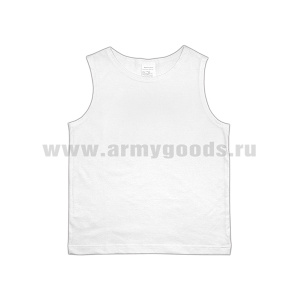 Майка кулирка белая детская