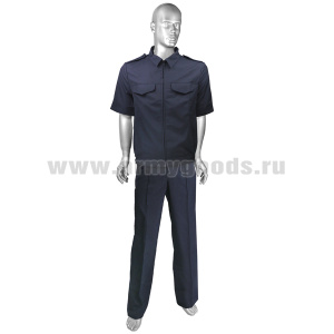 Костюм лет. Полиция офисный кор. рукав (на молнии) ткань Rip-Stop ("патруль")