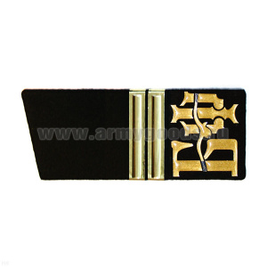 Погоны ДМБ бол. черные БФ (старшина 2 ст.)