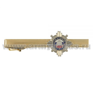 Зажим для галстука За отличие в службе ГИБДД (серебр.) 