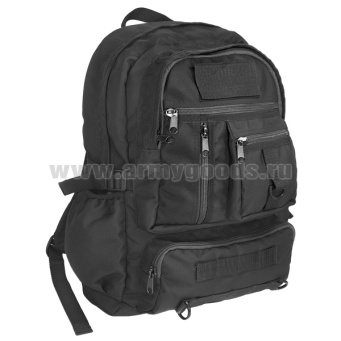 Рюкзак Курсант (17 л, ширина - 30 см, глубина - 13,5 см, высота - 43 см) черный