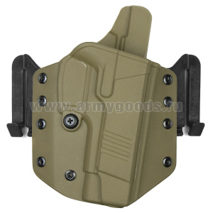 Кобура поясная под пистолет Ярыгина (ПЯ) ударопрочный полиамид (песочная)