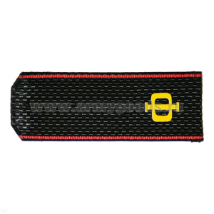 Погоны черн. красн. кант «Ф»