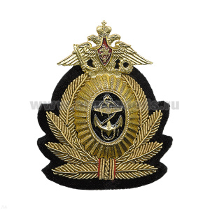 Кокарда канит. лат. ВМФ РФ офиц.