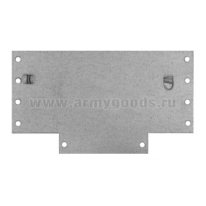 Основа под орденские планки (высота 12 мм, 4 награды в ряд, ст/обр, на булавке) №18