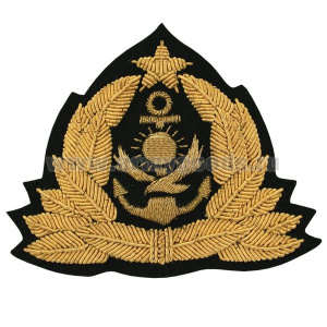 Кокарда канит. (золото 5%) Казахстан ВМФ высший офицерский состав