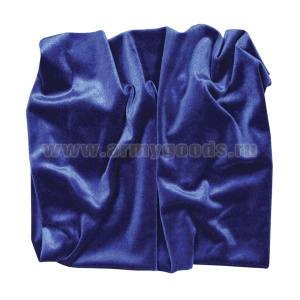 Стрейч-бархат (50х50 см, Корея) ярко-синий