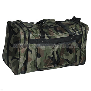 Сумка складная (твердая ткань) большая 60 л кмф зеленая