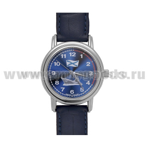 Часы наручные кварцевые "Слава" ВМФ (цвета циферблата и ремешка в ассортименте)