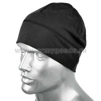 Шапка трикотажная черная