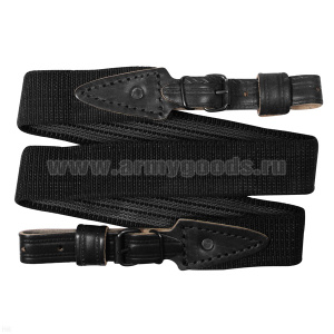 Ремень оружейный Рысь (нейлон; нескользящий слой на 1 стороне; нерегулируемый) черный