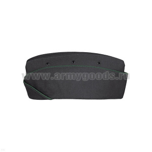 Пилотка Россельхознадзор (серая с зеленым кантом) с уголком п/ш