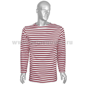 Тельняшка зим. х/б с начесом краповая (р-ры с 62)