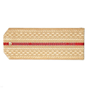 Погоны крем. 1 красн. пр.