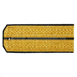 Погоны парад. зол. мет. 1 черн. пр.