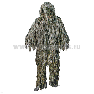 Костюм маскировочный Леший-Лис лохматого типа (расцв. Осень): плащ и получулки