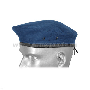 Берет простой синий