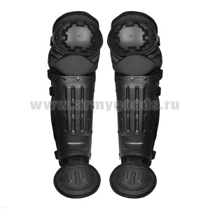 Щитки для ног защитные черные