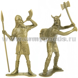 Набор игрушек пластмассовых "Варвары" (№1) (фигурки 2 шт) h=18 см
