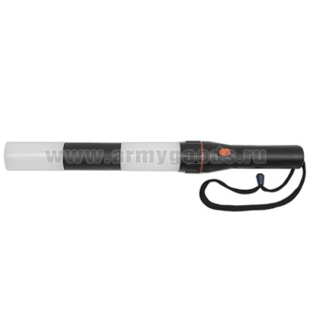 Жезл полосатый на батарейках (светодиод) c пласт. ручкой (батар. 3 шт. типа LR14 - в комп не входят) мод. №2