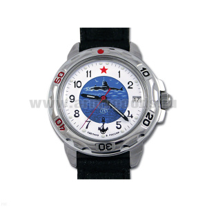 Часы наручные механич. "Командирские" (без автоподзавода) Дизайн циферблата может несколько отличаться от представленного на фото